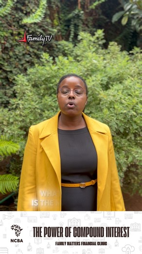 Today on Family Matters, we discussed the power of compound interest and Eva Njuguna shared incredible insights on how you can start your compounding journey. Watch the full episode on our YouTube channel and get to learn more. Link to Episode: https://youtu.be/BIlp9kAXKc8?si=uQo6ev7_KuCg_i4R #FamilyMatters #NCBAChangetheStory #NCBAMoneyMastery #Goforit #FamilyMediaKE | FamilyTV