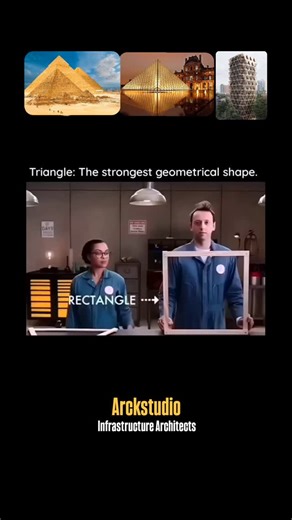 Arck Foundationz | Infrastructure Architects | 🔺 Role of Triangles in Construction, Infrastructure & Architecture 1. Structural Strength and Stability Triangles are geometrically the... | Instagram