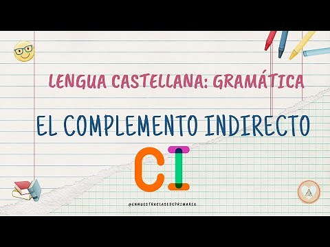 GRAMÁTICA: El complemento indirecto