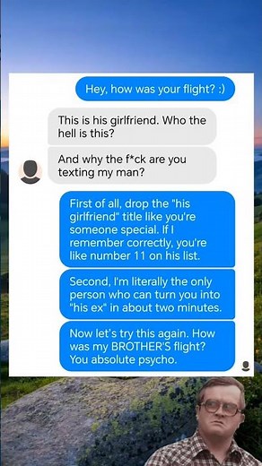 THE MOST INSTANT RECKONING EVER! 💀✈️ #shorts #funny #textingstories