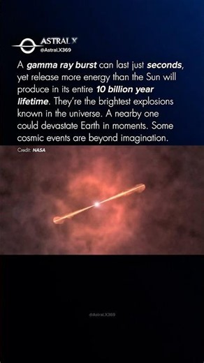 A Cosmic Flash That Could End Worlds #shorts #space