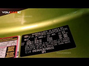 2014-2019 Kia Soul - Find Paint Color Code & VIN Location