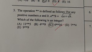 The operation ** is defined as follows: For any positive number... | Filo
