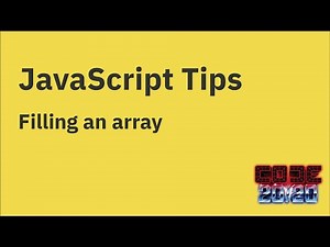 JavaScript tips — Initialize an array with a given value using Array.fill