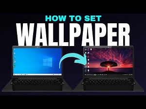 Easiest Way to Set Wallpaper on a Laptop | How to Set Wallpaper In Laptop