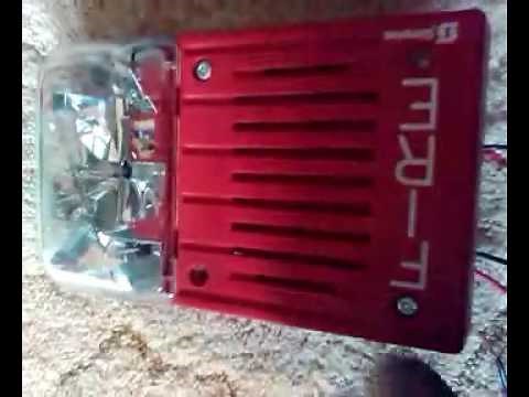 Simplex horn strobe fire alarm how to connect (have certified electrician install)