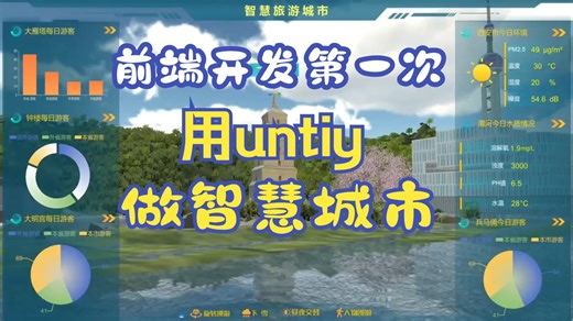 前端开发第一次写Untiy项目智慧城市