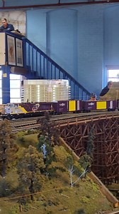 More trains from last week's show @thenjhirailers Check out the MTH DCS consist too! ‼️Next show is October 27th for Halloween! 👻 #trains #fyp #hobby #diorama #scalemodel #trainstation #modelrailway #modelrailroad #oscale #MTH #Lionel #NJ #trainshow #diesel #diesellocomotive #traintracks #rr #trestle #Railroad #railway #railfan #modeltrains | BR Railroad