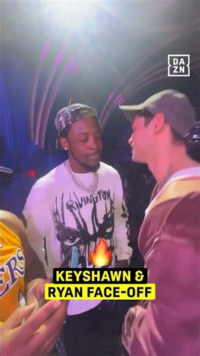 Keyshawn Davis & Ryan Garcia have UNEXPECTED face-off at nightclub in HEATED exchange