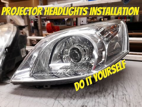 How to install projector headlights