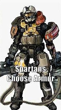 Do Spartans Choose Their Armor? #halo #halolore
