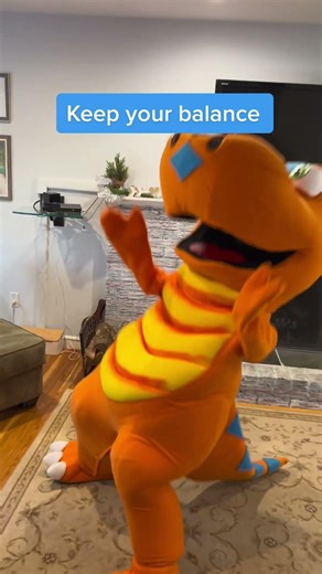 Our biggest costume we have #dinosaur #buddythedino #dinosaurtrain #mascot #character