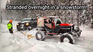 8.3K views · 366 reactions | V8 Willys Jeep rescues stranded Nissan in a snowstorm! | Casey LaDelle | Facebook