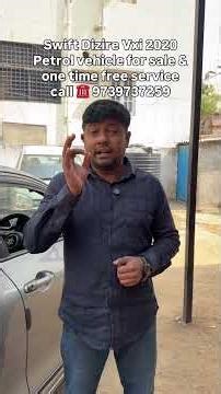 Swift Dizire Vxi 2020 Petrol vehicle for sale & one time free service call ☎️ 9739737259