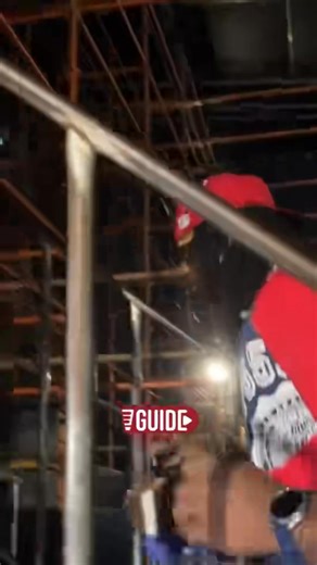 Rema fully locked in as he makes his way to the AfroFuture stage | Daily Guide Network