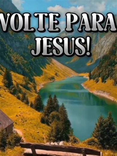 VOLTE PARA JESUS HOJE! 🙏 Jesus está de braços abertos esperando por você. Volte para Ele hoje! ❤️ #Jesus #Fé #Evangelho #VolteParaJesus #Deus