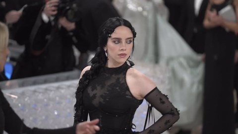Billie Eilish goes gothic glam at 2023 Met Gala