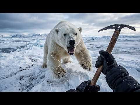 POV: Polar Bear Attack at the North Pole