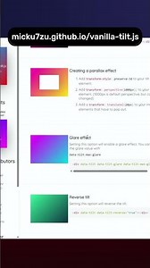 Use this website to create cool tilt animations #ai #coding #programming #code