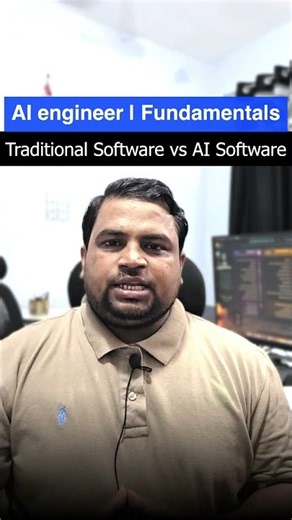 Traditional Software vs AI Software 🤯 | What's the Difference? | AI Engineer #5