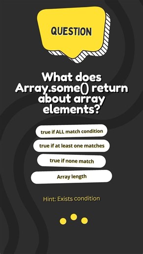 Array.some() in JavaScript 🤔 Do You Know This? | JS Quiz #javascript #quiz #coding #codingshorts