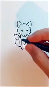 2.5K views · 52 reactions | Its not as hard as you think! Lets draw a fox! #howtodrawafox #drawingtutorial #easydrawings #foxdrawing #art. | Super | Facebook