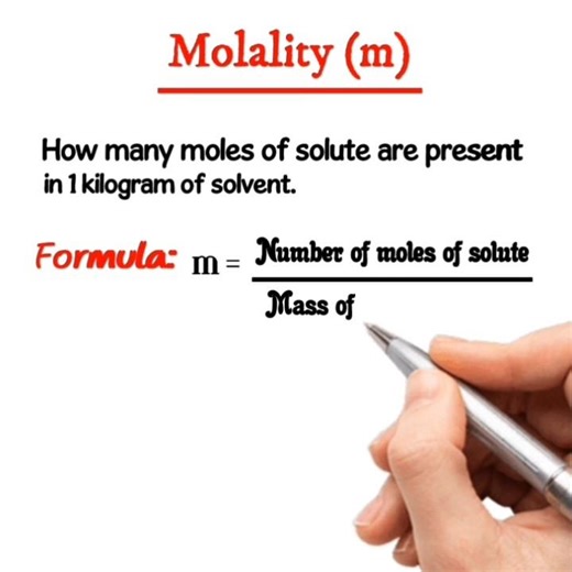Molality | Definition, Formula & Examples | Concentration of Solutions | Chemistry Basics