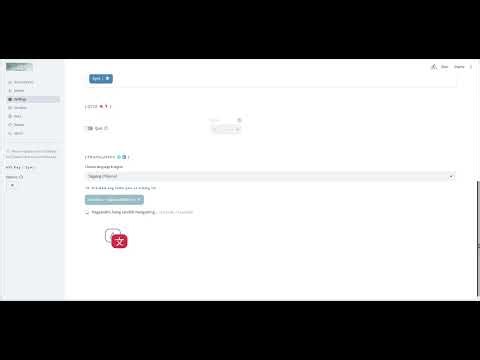 Setup in Tagalog Filipino