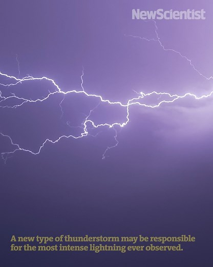 2.9K views · 38 reactions | A new type of thunderstorm can cause lightning flashes so frequent that the sky appears continuously lit. | New Scientist | Facebook