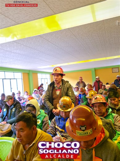 Hoy compartimos un importante encuentro en la Central de Cooperativas Mineras