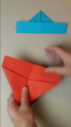 How to Make a Paper Hat 👒 | Easy Origami Hat Tutorial #shorts