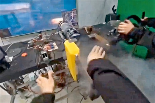 Gamers Build Incredible World of Tanks Battle Station with Physical Cannon