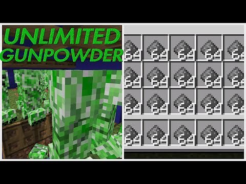 Super Easy Gunpowder Farm! - Minecraft Bedrock/Java 1.19
