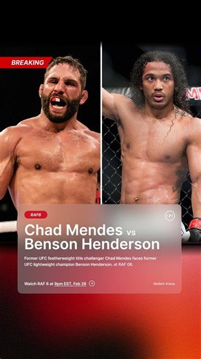 Chad Mendes vs Benson Henderson