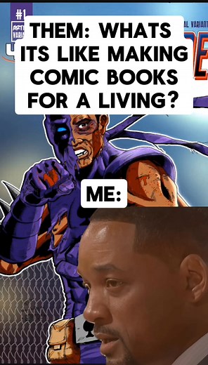 Whats it like making comic books for a living? #tauruscomics #indiecomics #comicbooks #CapCut | Kyrun Silva