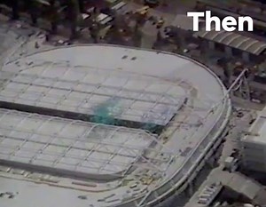 44K views · 804 reactions | In 1987, the world had never seen a tennis stadium like Rod Laver Arena. It was so advanced that the US Open has only just caught up. (Their retractable roof was finished last year.) Now it's time for us to leap ahead of the pack again. An upgrade. A big one. Have a look at Rod Laver Arena's 30th birthday present – well and truly earned. | Dan Andrews | Facebook