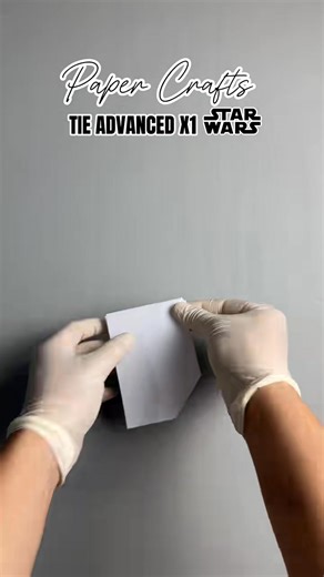 Paper Plane Tutorial Tie Advanced X1 Star Wars Origami EASY #vvvreview #origami #diy #papercrafts #starwars #starwarsorigami | KTCrafts
