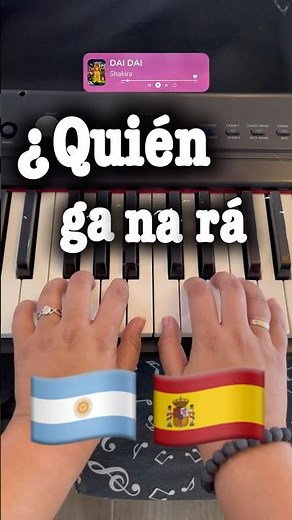 🇦🇷🇪🇸 Spain or Argentina? ⚽️ Dai Dai on Piano