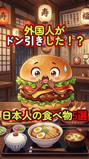外国人がドン引き！？日本人の食べ物5選！