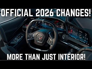 GM OFFICIALLY releases 2026 C8 Corvette CHANGES! BRAKE updates for C8 ZR1 and NEW SPOILER options!