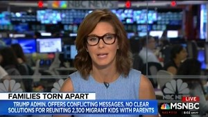 MSNBC's Stephanie Ruhle calls out a Fox host for excusing family separation because it isn't happening to “our kids”