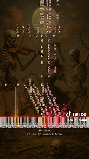 Danse Macabre Advanced Piano Tutorial