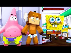 Minecraft Daycare - BABY SPONGEBOB HIDE n SEEK! w/ MooseCraft (Minecraft Kids Roleplay)