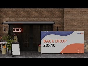 How to Setup & Install Backdrop 20x10 with Accessories | BannerBuzz Tutorial