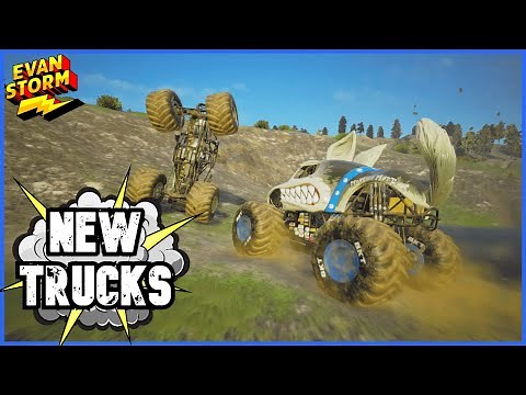 Mystery Monster Trucks 5 Collectibles: Trucks Unlocked at Camp Crushmore Monster Jam Steel Titans 2