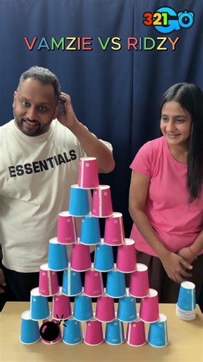 Unstack carefully 👀💥 one slip changes everything. #321GO #GameNight #Shorts