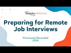 Preparing for Remote Job Interviews