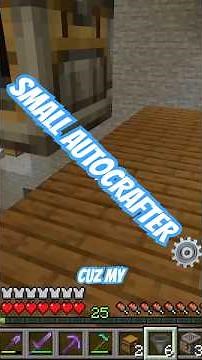 How to Make a Small Auto Crafter in Minecraft! 🔧