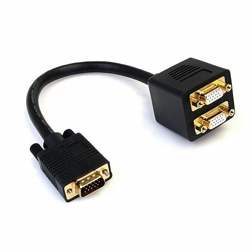 StarTech 30cm VGA to 2x VGA Video Splitter Cable