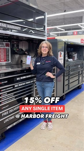 🔥2 HOT COUPONS: 15% off ANY single item (NO EXCLUSIONS)...AND 30% off ANY single item $10 or under. Find both of these coupons in the #HarborFreight mobile app! Valid through Sunday, 3/30. | Harbor Freight